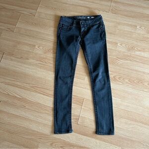 Miss Me Black Rhinestone Skinny Jeans Women’s 27